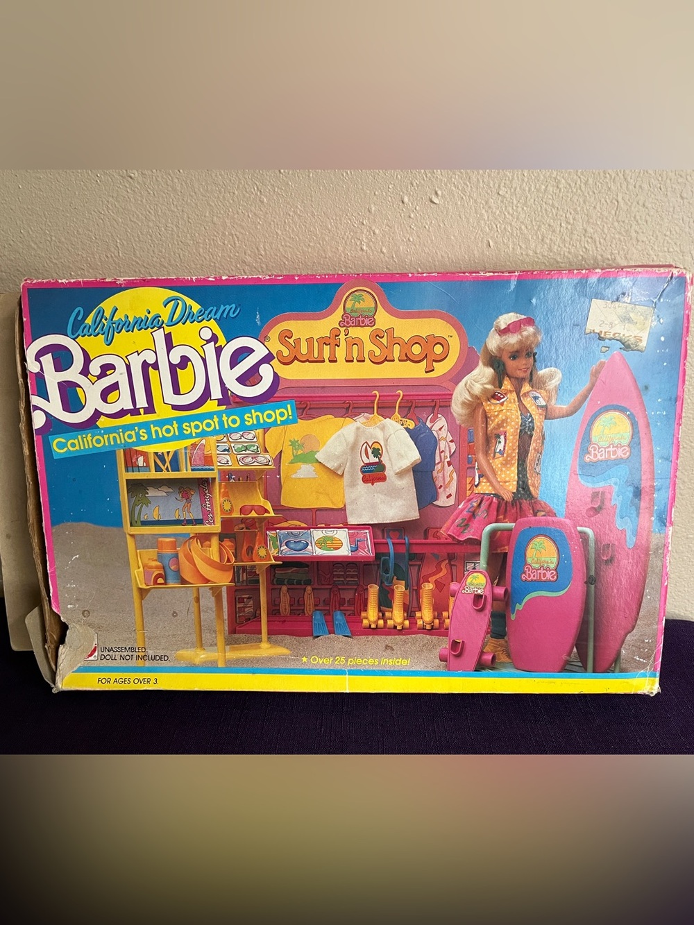 Vintage Barbie California Dream Surf 'n Shop  1987 w/ Original Box